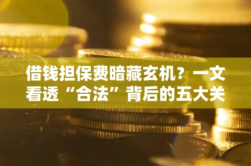 北京借钱担保费暗藏玄机？一文看透“合法”背后的五大关键陷阱
