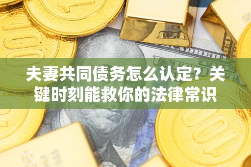 北京夫妻共同债务怎么认定？关键时刻能救你的法律常识